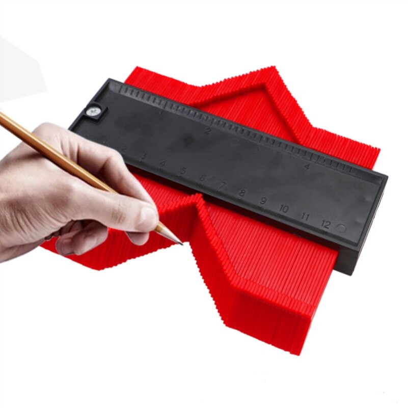 25cm木工大号规取形器仿形尺 轮廓石料工具弧度尺 取型器量规