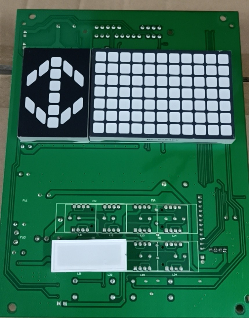 原装全新日立电梯mca专用轿厢显示ndhddr13527605pcb电路板