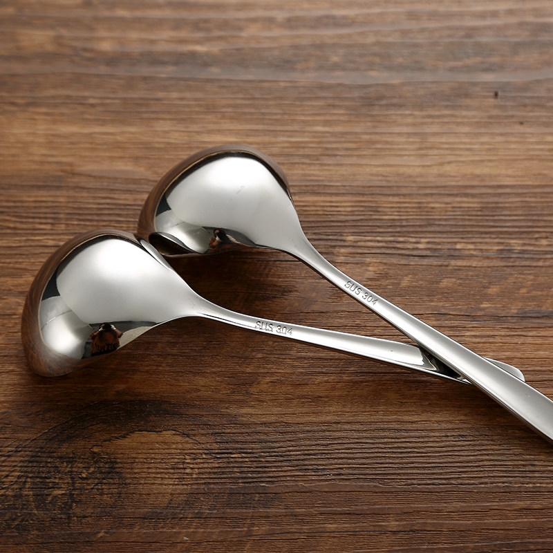 onlycook不锈钢勺子火锅家用长柄汤勺喝汤食品品级汤勺