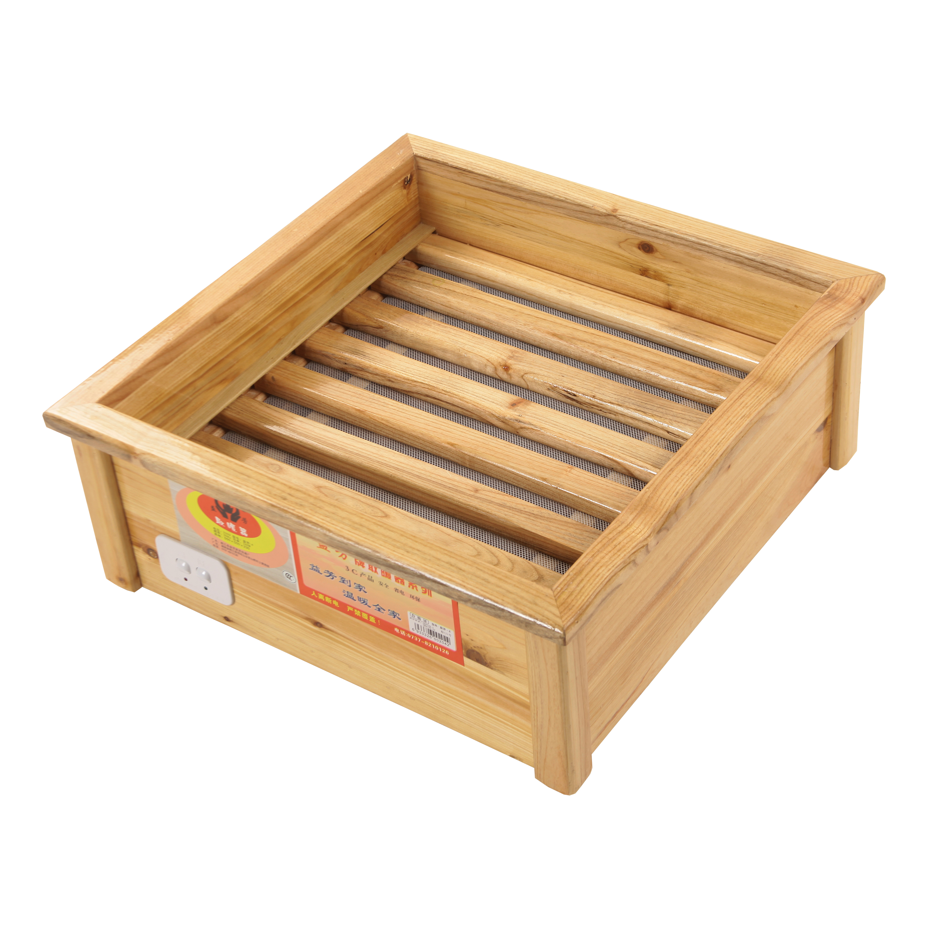 宝宝取暖器速热实木烤火火炉一人单人烤脚学生电暖手宝