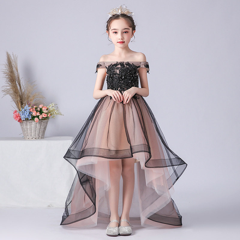 女童十岁礼服高端儿童公主裙前朗诵比赛演出服儿童礼服