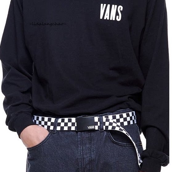 Vans men's classic checkerboard pants belt belt women black and white VN0A31J1Y28 Vans men's classic checkerboard pants belt belt women black and white VN0A31J1Y28