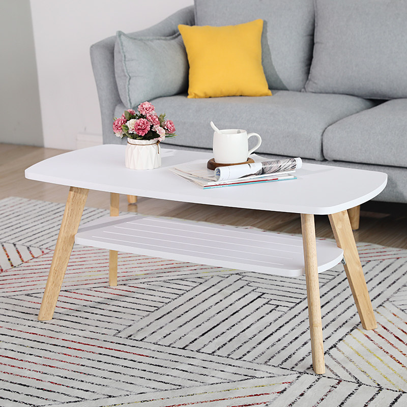 实木ins现代客厅简易咖啡简约创意桌子户型茶几