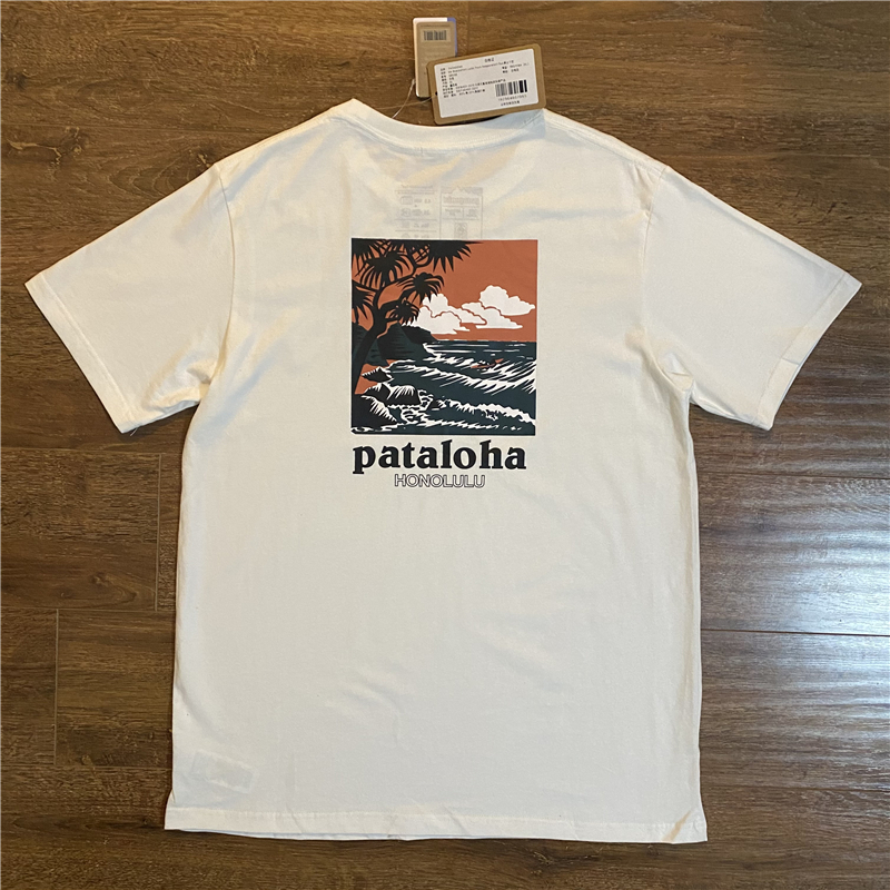 patagonia巴塔 Summit Road男夏季户外简约百搭宽松休闲短袖T恤潮