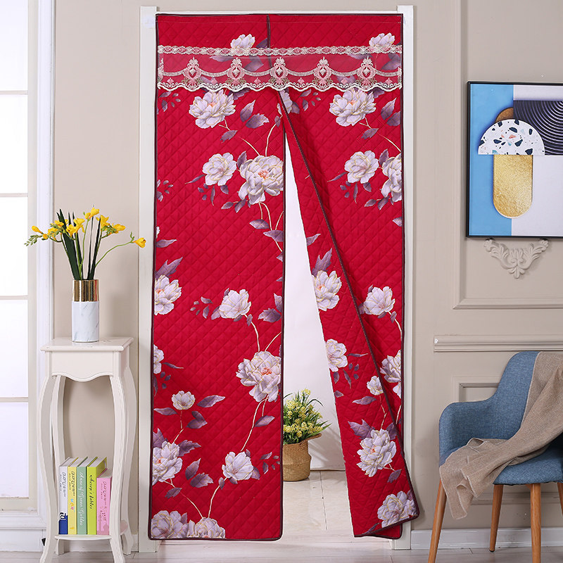 蓓蕾定做门帘家用卧室魔术遮挡加厚保暖布帘门帘