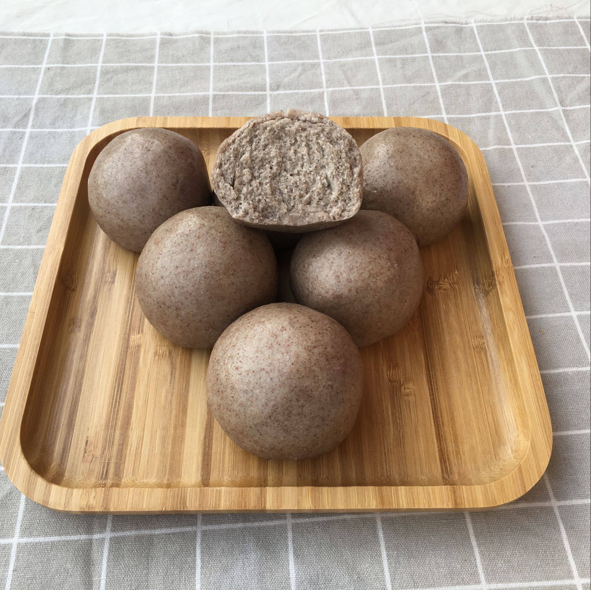 河北荞麦馒头 无糖粗粮杂粮 低脂低卡健身胖友纯粗粮主食方便速食