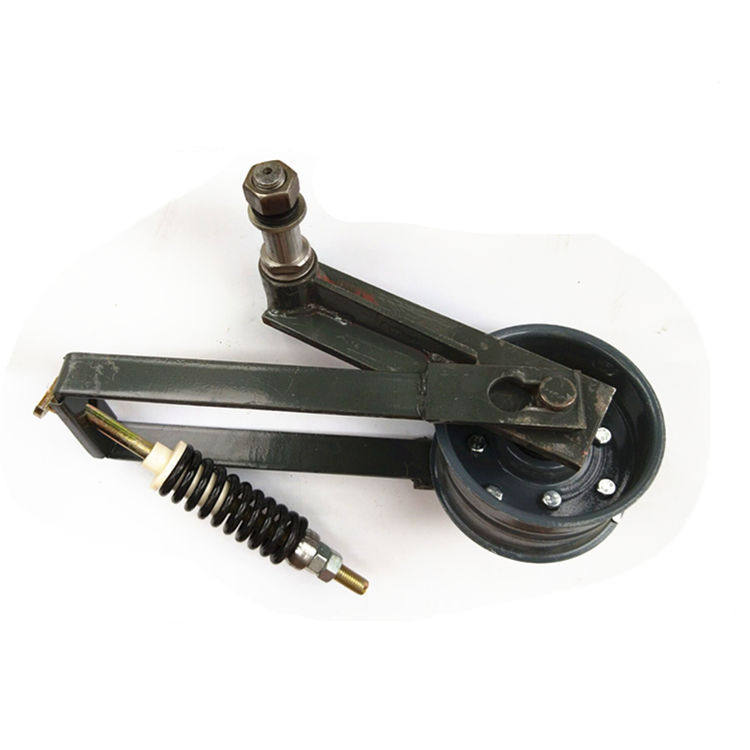 沃得锐龙收割机配件行走张紧轮张紧臂拉杆压簧弹簧农机配件