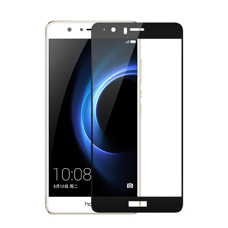 适用于全屏华为荣耀v8钢化玻璃贴膜kntal20手机高清保护手机贴膜