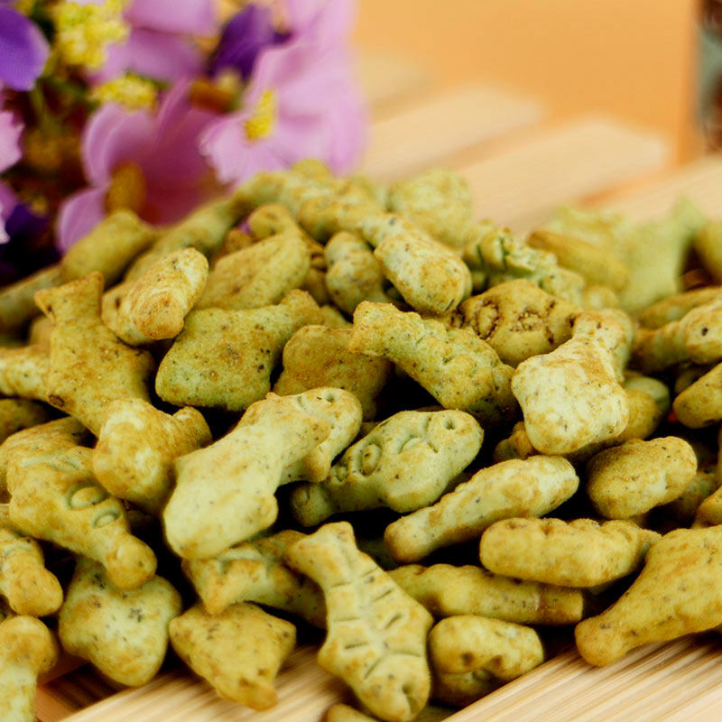 小鱼饼干路斯猫薄荷猫咪80g零食幼猫洁齿磨牙猫咪特色零食