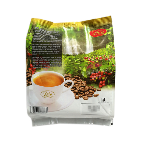 老挝进口dao刀牌金色袋装turbo特浓3合1速溶咖啡20gx30条600g包邮