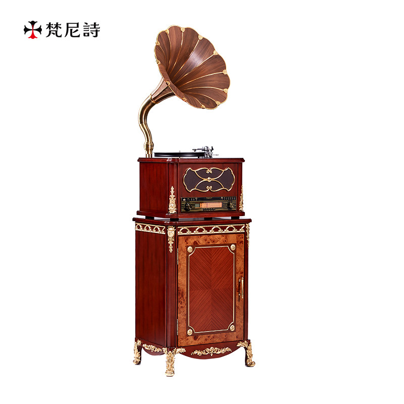 梵尼诗hifi留声机复古黑胶唱片机730l巴洛克lp无损黑胶唱片机