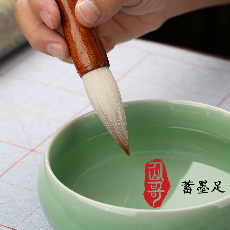 专用仙哥掌中宝提斗毛笔兼毫榜书欧体大楷文房毛笔