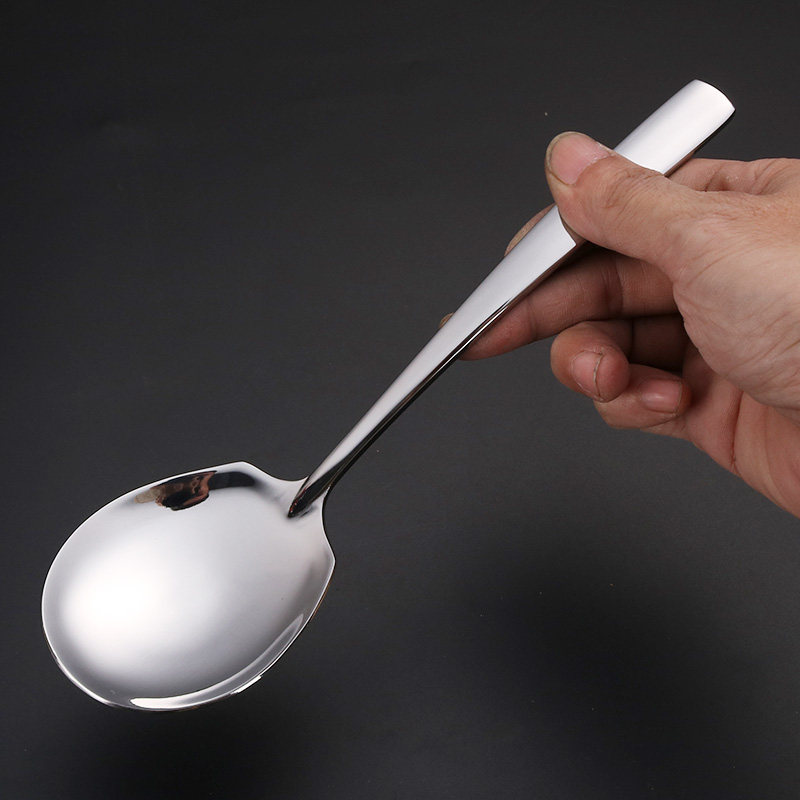 饭勺大公公用菜勺酒店配餐长柄加厚勺子大号西餐勺