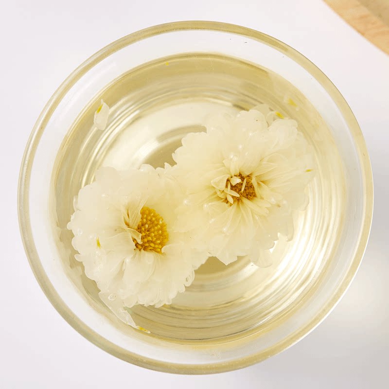 菊泰滁菊特级白菊花茶铁罐礼盒品装火锅痘痘清降灭火35g蓝罐滁菊