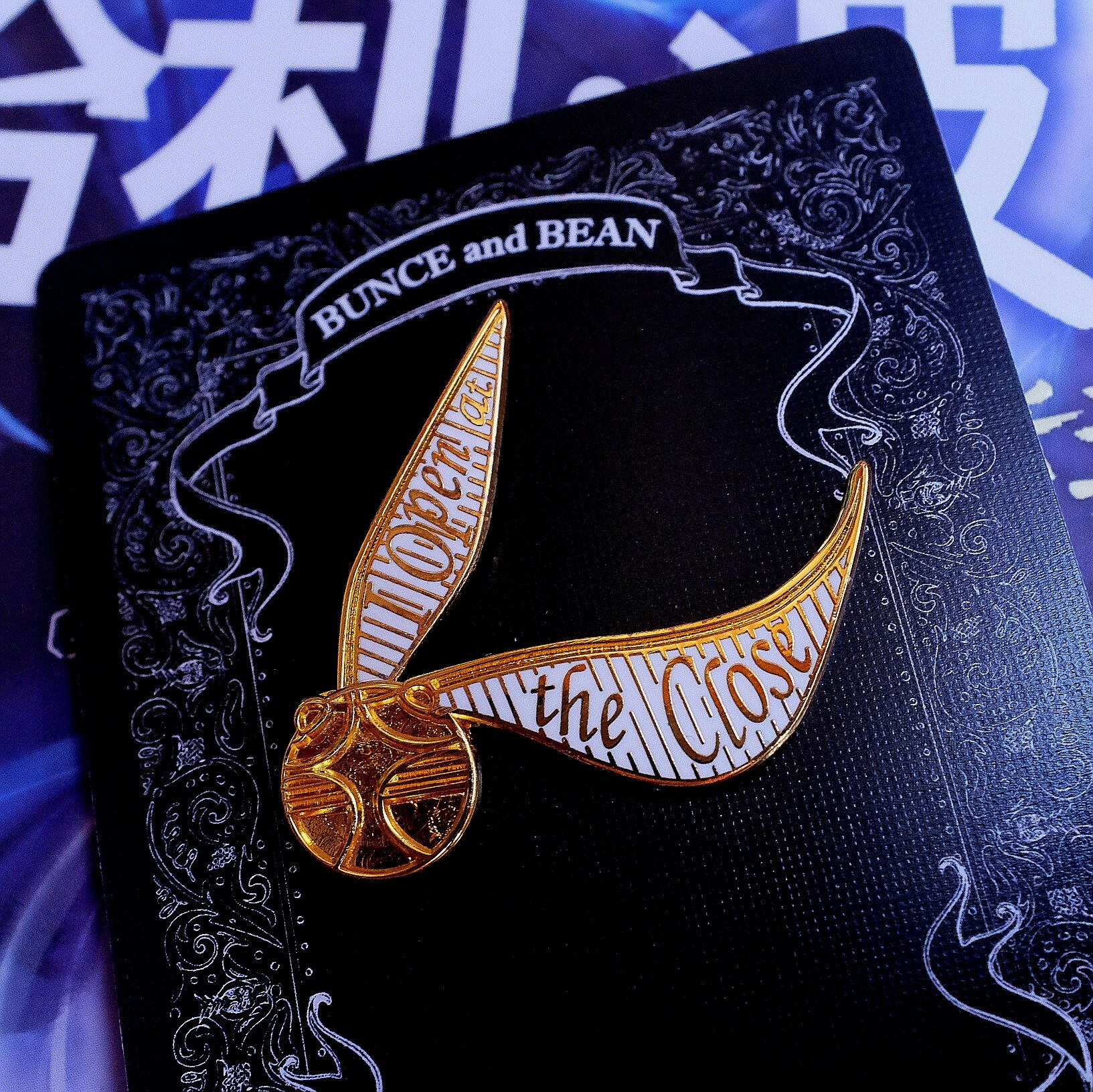 美国设计师brenna哈利波特金色飞贼openattheclose胸针