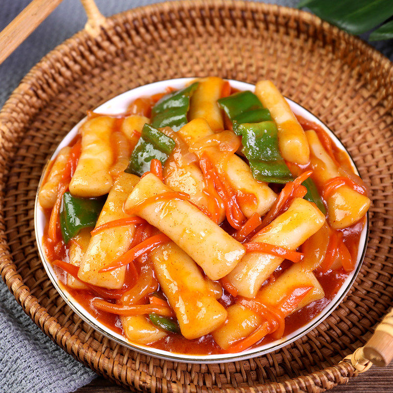 年糕禧运年韩式火锅条辣大米韩国手工麻辣烫餐饮年糕