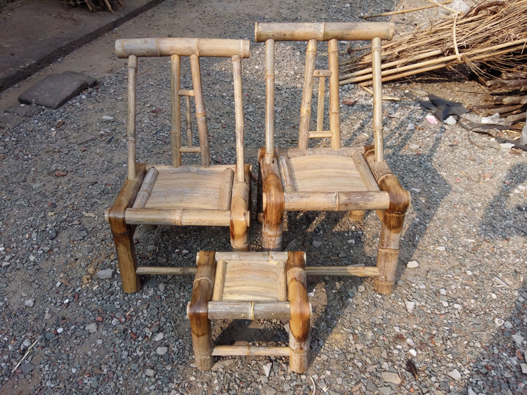 手工毛竹椅子凳子农家户外休闲椅工作钓鱼成人其它椅子