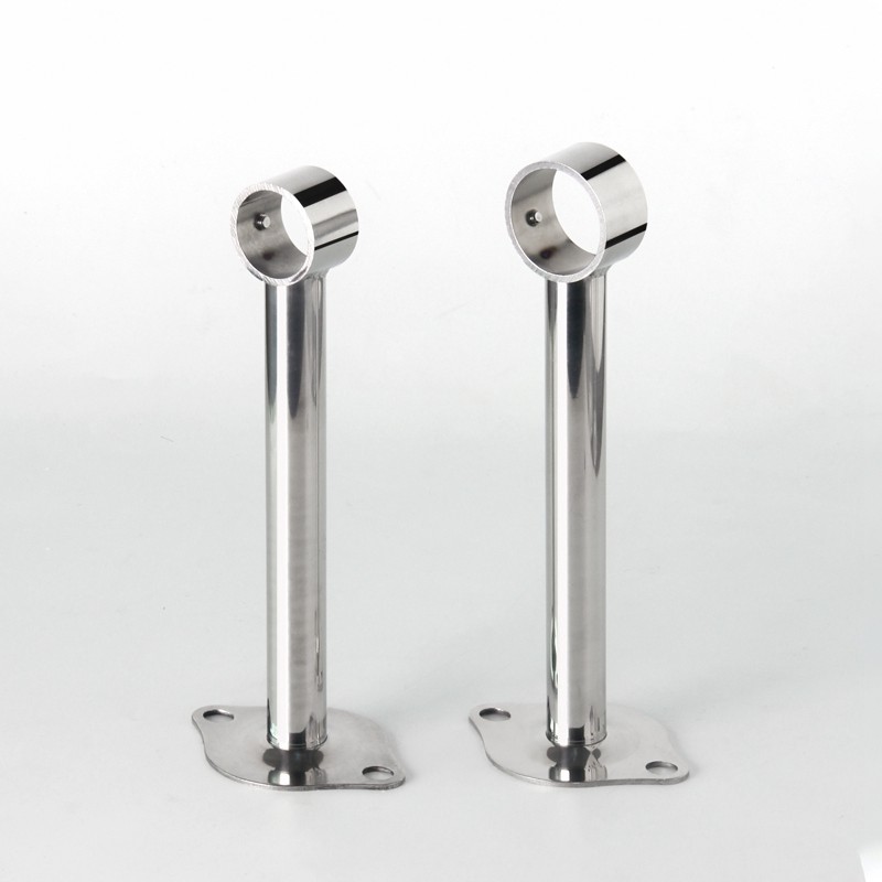 不锈钢晾衣底座阳台顶装挂衣法兰吊座吊杆顶座顶座