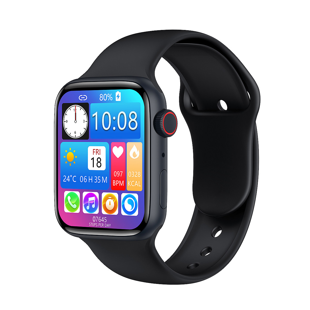 华强北watch智能手表s7苹果适用nfc多功能蓝牙通话血压运动防水