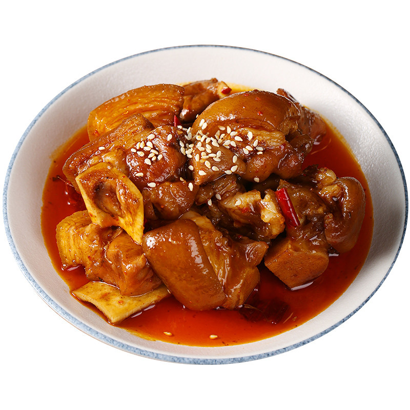 香辣猪蹄熟食火号火焰猪脚小吃即食全店3袋猪肉类