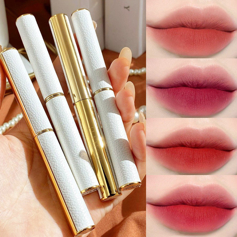 显白小羊皮小白管口口红丝绒雾面哑光学生平价唇膏