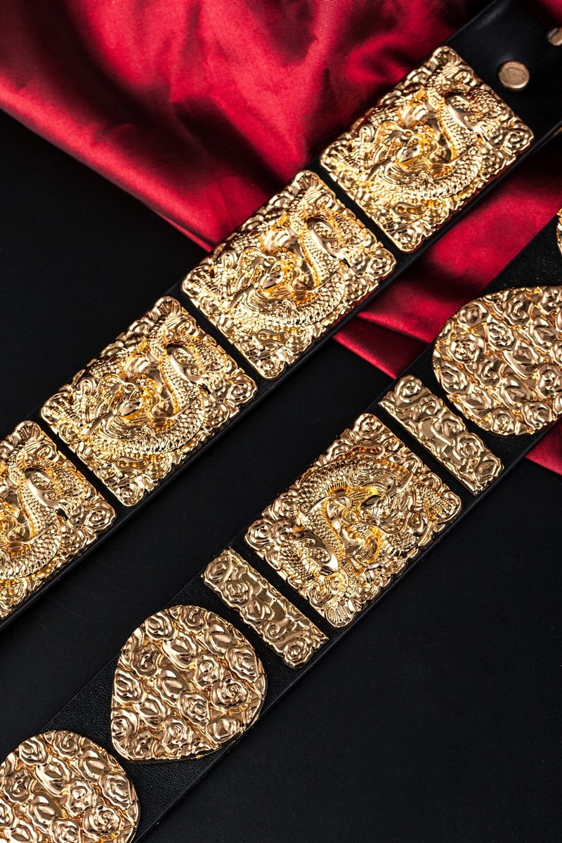 出云龙纹革带腰带汉服配饰明制汉服配饰圆领袍革带