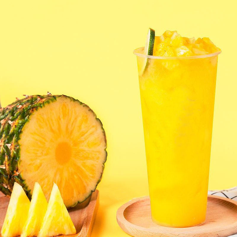 凤梨永泰生果果浆菠萝果酱鲜果果汁1kg果茶果酱