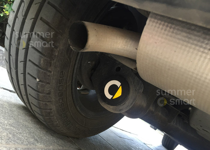 09-19款新smart汽车内饰改装配件 453底盘工字梁防锈堵盖 防水盖