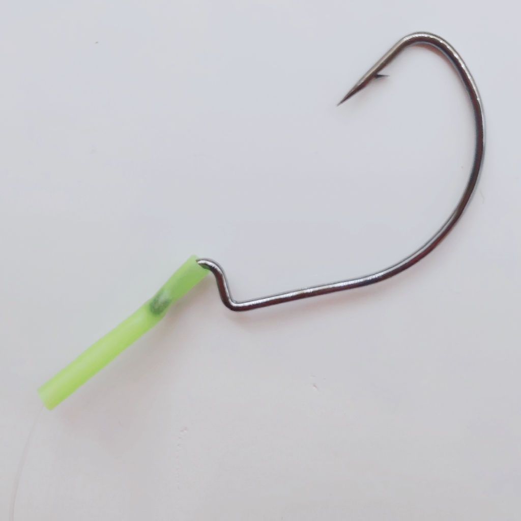 手绑宽腹曲柄绑好带子线钩夜光海钓船钓黑鱼鱼钩