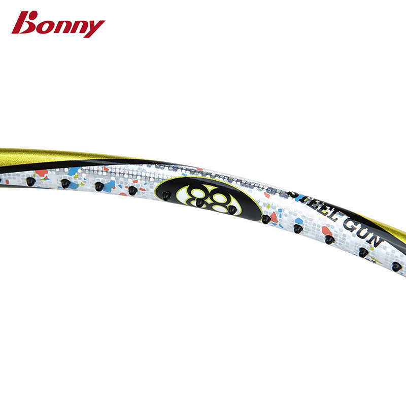 波力bonny羽毛球拍碳素小钢炮2015yo88线距小不不走羽毛球拍