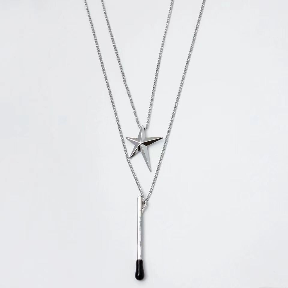 星火项链系列肖战马战马嘉祺丁程鑫鹿晗同款酷女项链