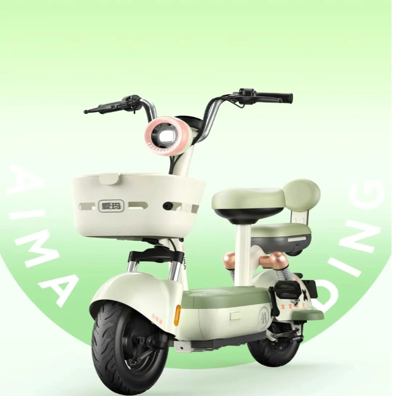 电动车爱玛自行车续航可爱高颜值电动玛元国标新国标电动自行车