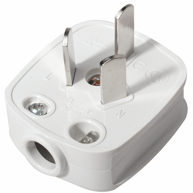 插头公牛三脚gnt-16电线接线大功率电源三孔空调插头