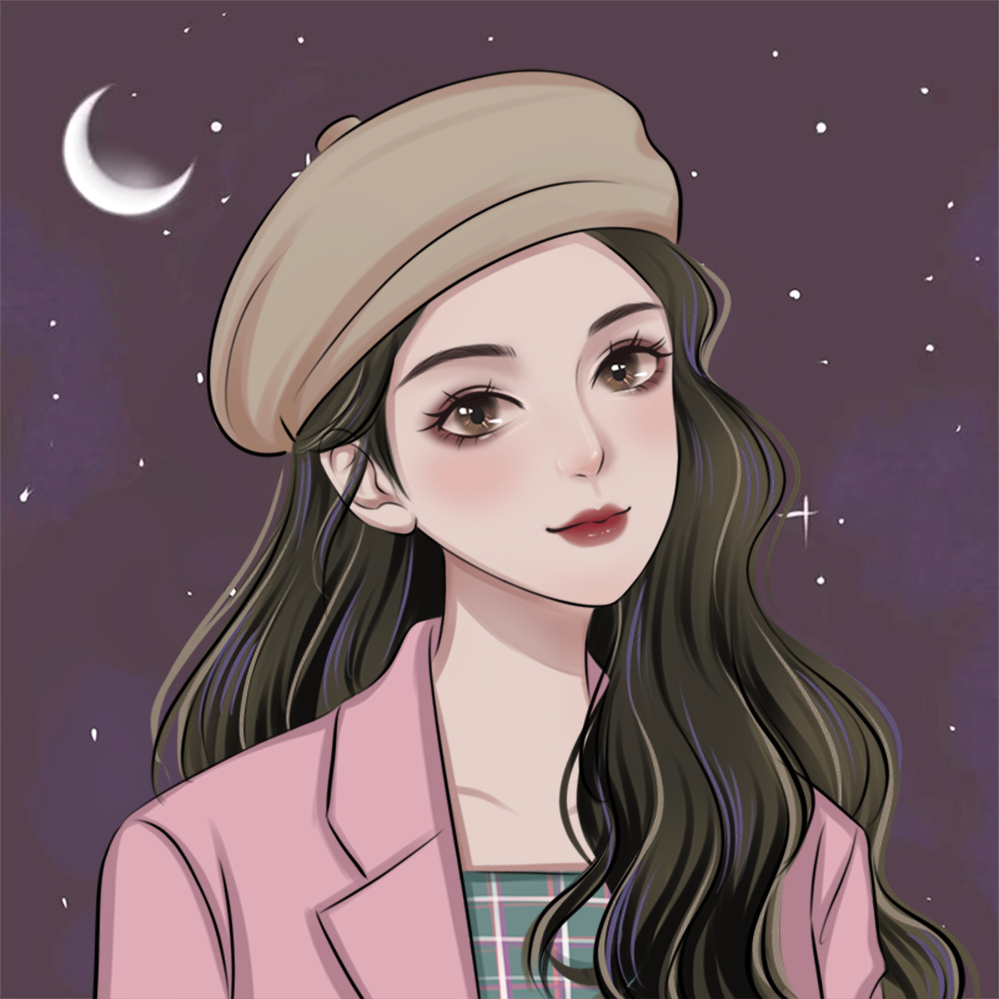 水彩手绘头像设计卡通漫画形象约稿定制制作真人手绘真人漫画