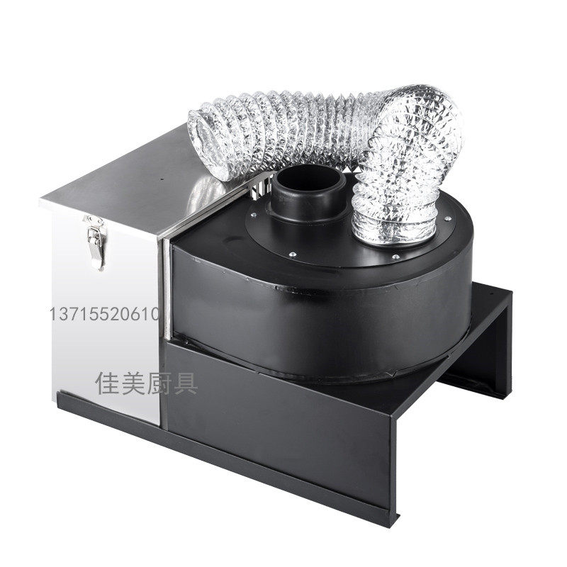 油烟火锅烧烤油烟净化净化器无烟设备水雾活性炭双层商用排烟机