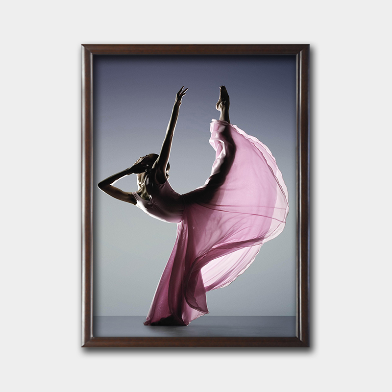 芭蕾艺术装饰画艺术学校挂画舞蹈教室练舞房壁画ballet跳舞有框画