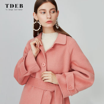 2024 Spring New Wool Coat Double-sided Women's Mid-Length High-End Alpaca Albaka Wool Coat