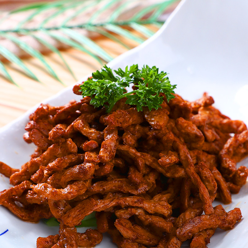 佛家素食酱素肉丝低价斋菜大豆豆制品满包邮纯素素肉