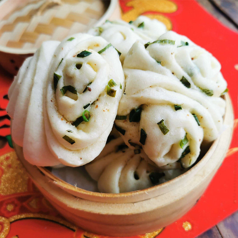 花卷馒头早餐面食东北农家手工自制包点