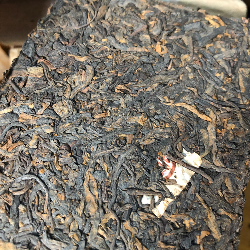 熟茶普洱茶2006年郎河茶厂7569茶砖250克昆明老熟普洱