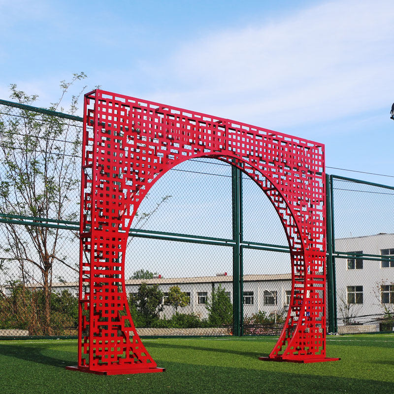 中式铁艺屏风婚礼婚庆道具中华布置摆件拱门拱门