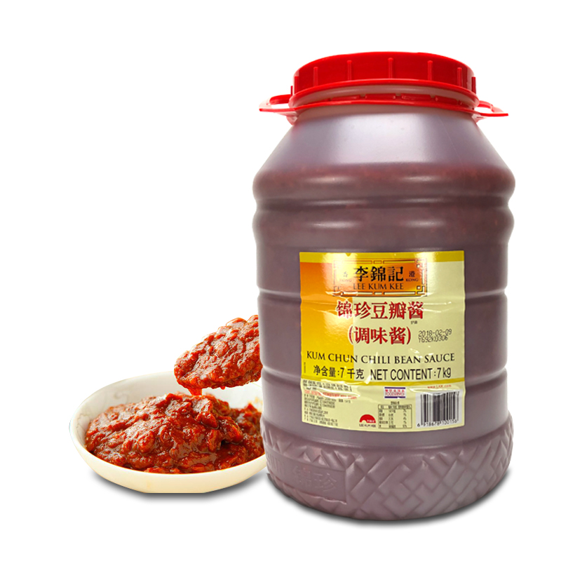 李锦记锦珍豆瓣酱7kg/桶实惠餐饮装酒店和酱香饼大师专用实体正品