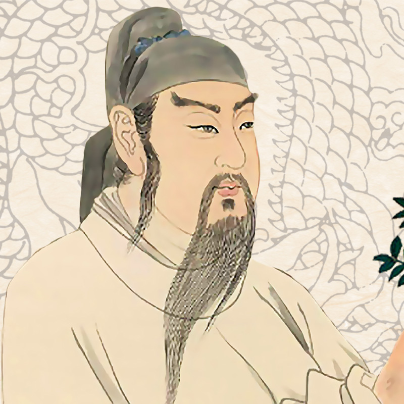 孙思邈画像孙真人药王神像名医养生中医馆诊所装饰画客厅卷轴挂画