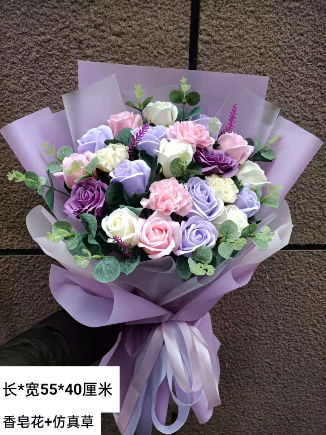 康乃馨仿真花手捧花假花母亲节妈妈生日礼物年会仿真花