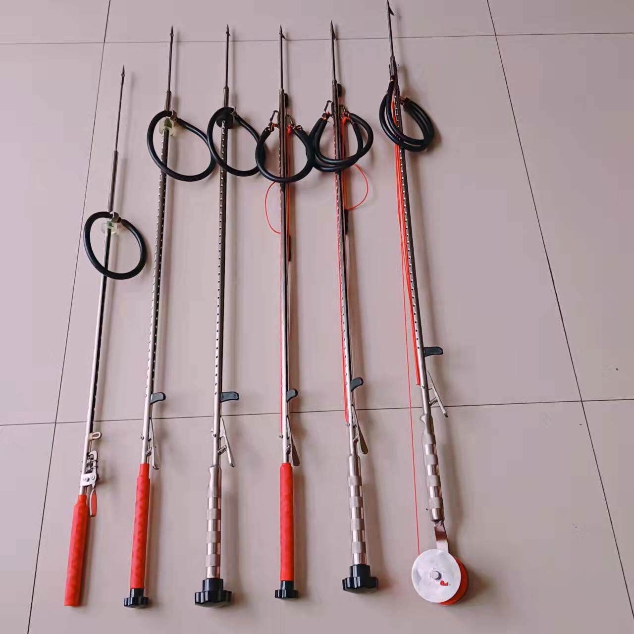 加厚潜水鱼枪多功能鱼叉射鱼神器捕鱼抓鱼工具渔具活动倒刺叉鱼抖音