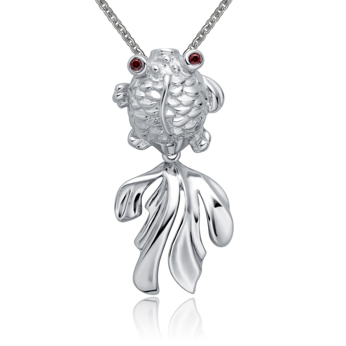 小鱼儿项链纯银金鱼项坠吊坠精美可爱韩版首饰项坠