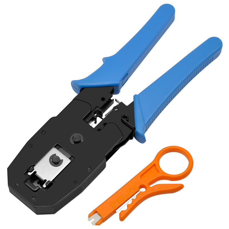 cncob正品水晶头网线钳网络压线钳压接钳端子钳套装送剥线刀包邮