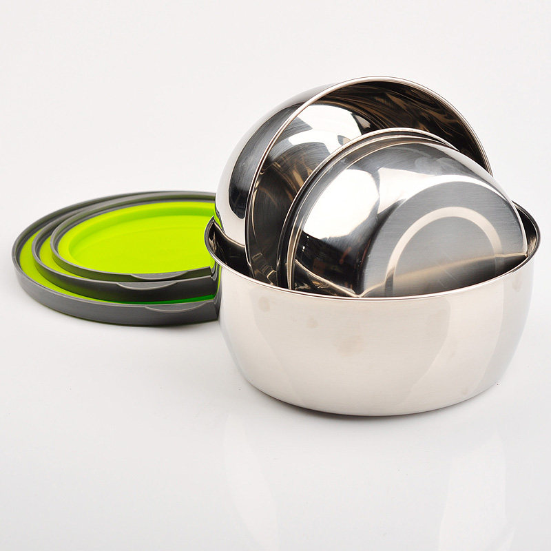 生活谷不锈钢饭盒套装学生餐盒便当盒不锈钢碗带盖泡面碗密封保鲜
