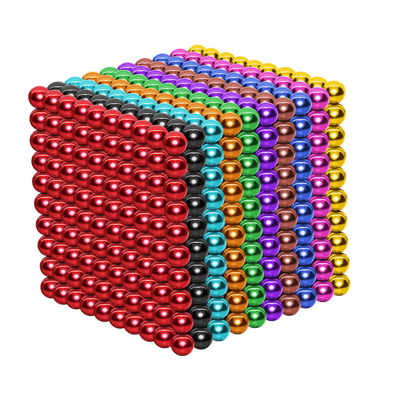 巴克球积木益智魔力减压八克1000颗磁力吸铁石马克塑料积木