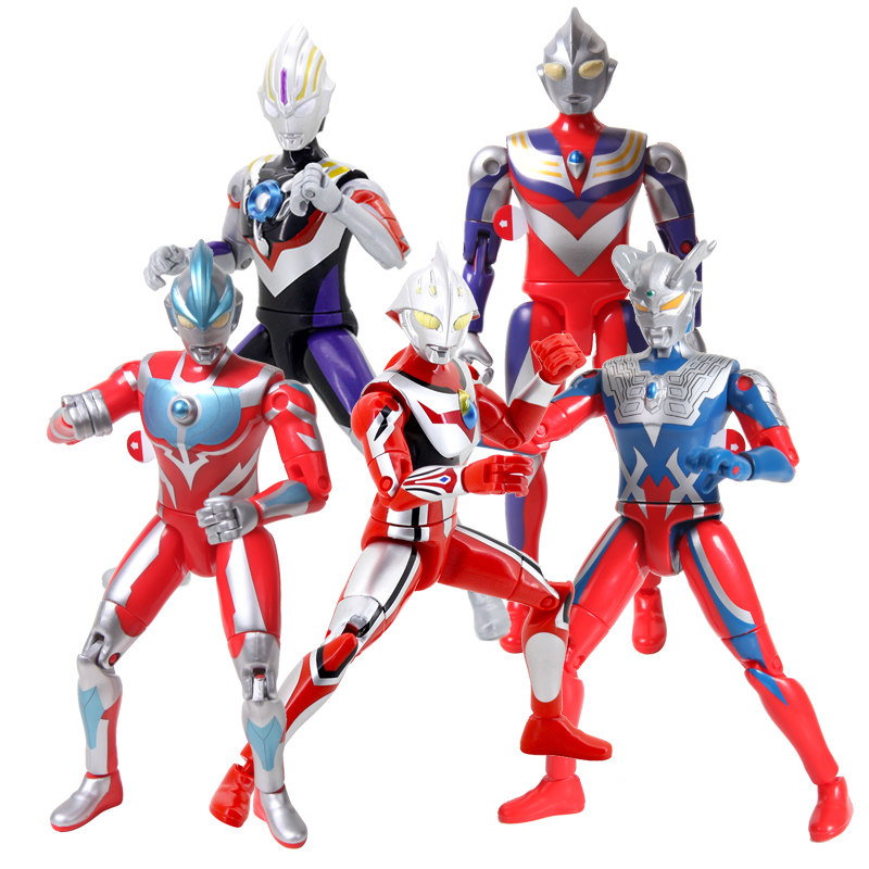 正版奥特曼玩具公仔17.5厘米发声关节可动赛罗奥特曼玩具专区